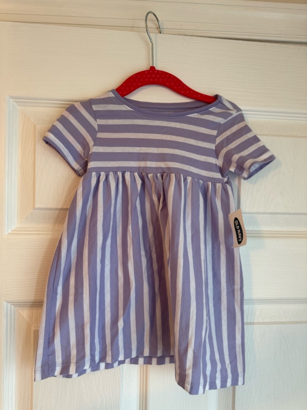Old Navy Striped Short-Sleeve Dress